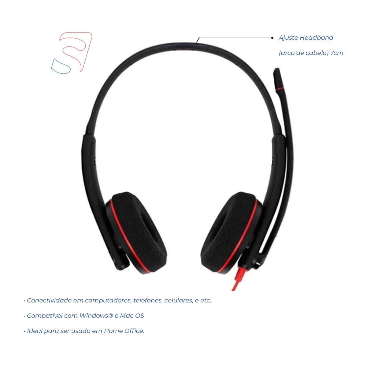 Headset USB Modern Preto Microsoft - Eletronica Santana