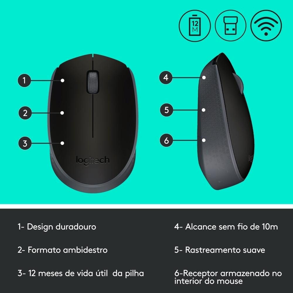 Mouse-sem-Fio-24GHz-Preto-M170-910-004940-Logitech