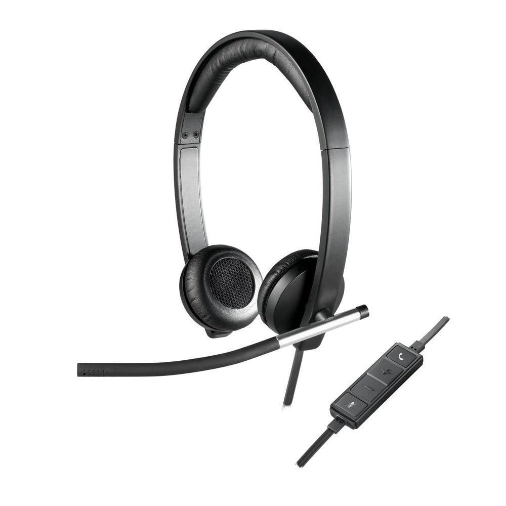 Headset-com-Microfone-H650E-Estereo-USB-Logitech