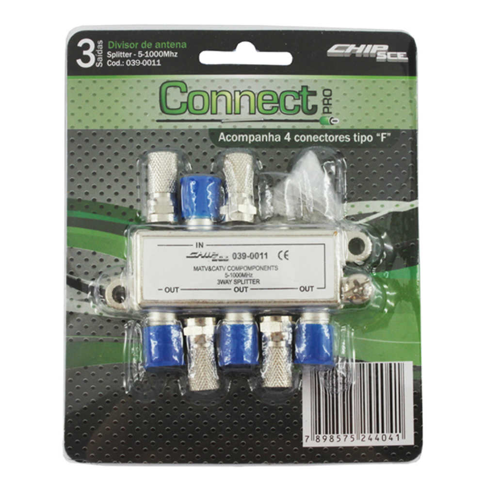 Kit-Connect-Pro-Divisor-de-Antena-0390011-3-saidas---CONNECT-PRO