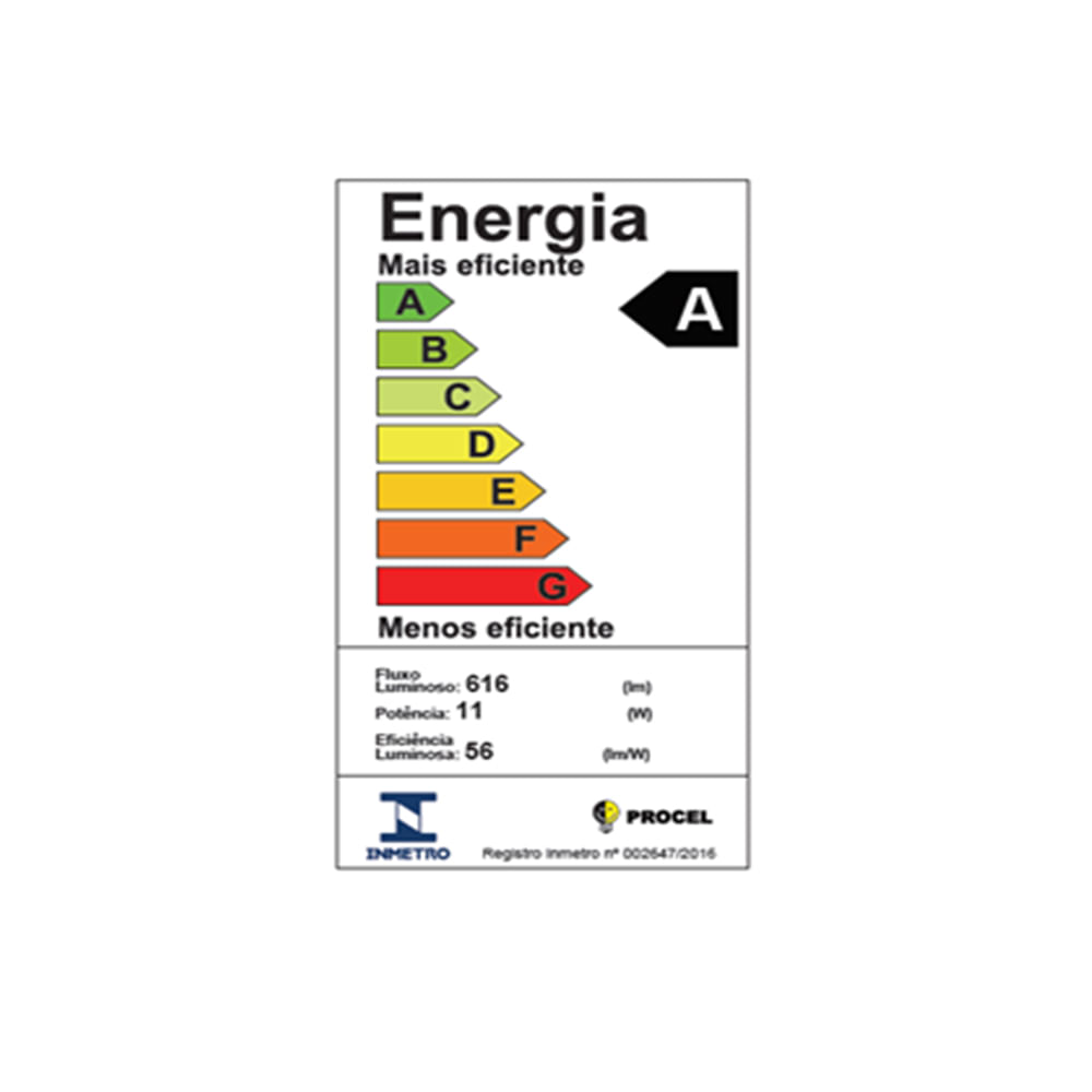 Lâmpada Fluorescente Compacta Espiral 11w 220v 48LES11WB004 Elgin